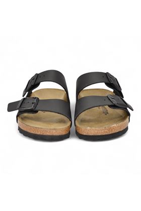Ciabatta Birkenstock Arizona colore nero. BIRKENSTOCK- | ARIZONA BLACK BIRKO FLOR-NERO